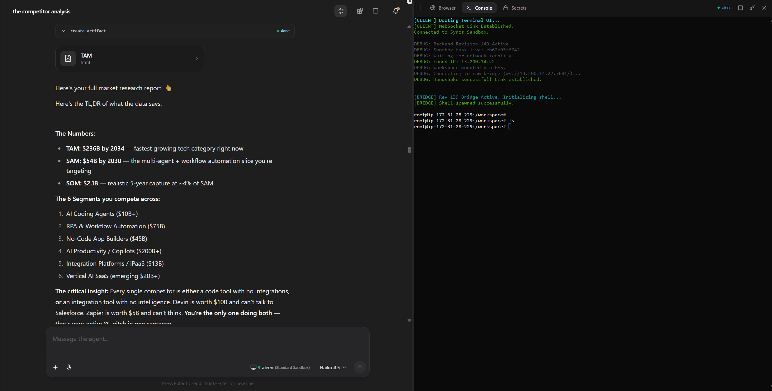 Dedicated cloud compute for every agent.